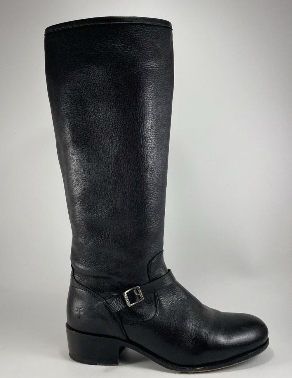 FRYE Lynn Strap Tall Zipper Riding Boots Sz 7.5, $325